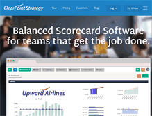 Tablet Screenshot of clearpointstrategy.com